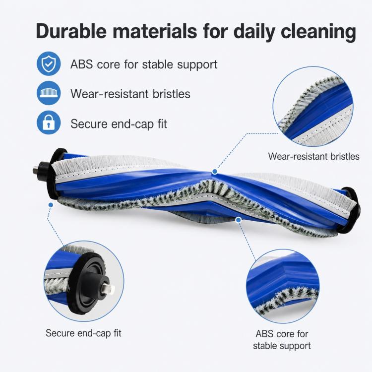Per i ricambi del sistema di aspirazione Ecovacs DEEBOT X2S, Main Brush, Side Brush, Mop Pad, Edge Mop Pad, Dust Bag, Filter