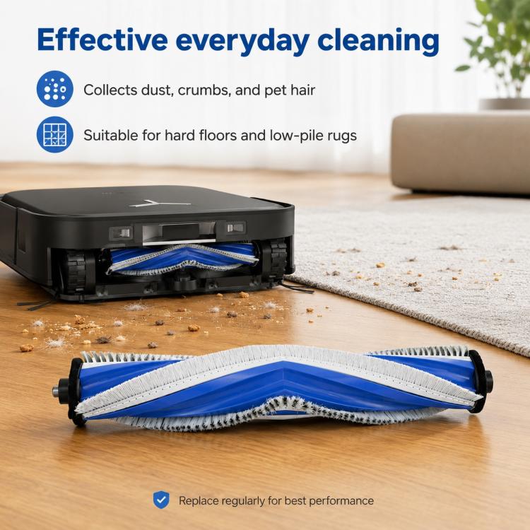 Per i ricambi del sistema di aspirazione Ecovacs DEEBOT X2S, Main Brush, Side Brush, Mop Pad, Edge Mop Pad, Dust Bag, Filter