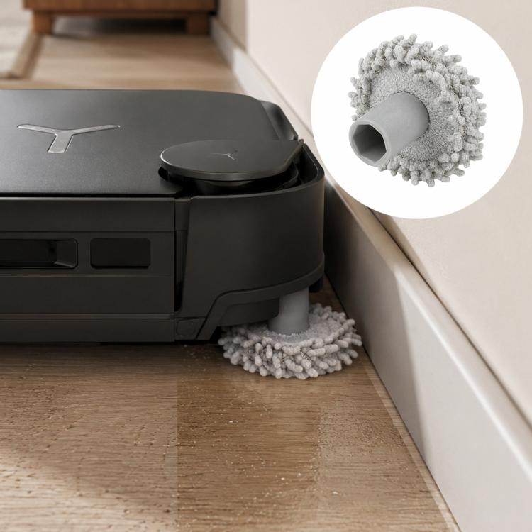 Per i ricambi del sistema di aspirazione Ecovacs DEEBOT X2S, Main Brush, Side Brush, Mop Pad, Edge Mop Pad, Dust Bag, Filter