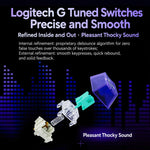 Tastiera meccanica da gioco personalizzata Logitech G316 8K Esports Edition con switch lineari, Linear Switches