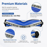 Per ricambi per Ecovacs DEEBOT X5 / X5 Pro / X5 Max / X5 Pro Plus, Main Brush, Side Brush, Black Filter, White Filter, Blue Striped Mop Pad, Mop Pad, White Striped Mop Pad, Dust Bag, Activated Carbon Dust Bag, Mop Pad Holder, Main Brush Cover