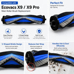 Per ricambi per Ecovacs DEEBOT X9 / X9 Pro, Main Brush, Roller Mop, Activated Carbon Filter, Filter, Side Brush, Dust Bag, Activated Carbon Dust Bag