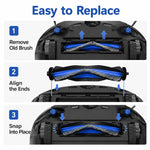 Per ricambi per Ecovacs DEEBOT X9 / X9 Pro, Main Brush, Roller Mop, Activated Carbon Filter, Filter, Side Brush, Dust Bag, Activated Carbon Dust Bag
