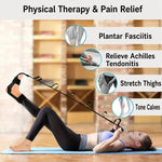 Fascia elastica per yoga, allungamento delle caviglie, allenamento per la correzione delle articolazioni.