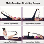 Fascia elastica per yoga, allungamento delle caviglie, allenamento per la correzione delle articolazioni.