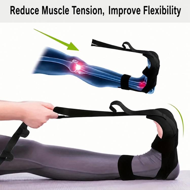 Fascia elastica per yoga, allungamento delle caviglie, allenamento per la correzione delle articolazioni.