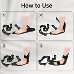 Fascia elastica per yoga, allungamento delle caviglie, allenamento per la correzione delle articolazioni.