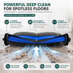 Per ricambi per Ecovacs DEEBOT X11 / X11 Pro, Main Brush, Side Brush, Roller Mop, Activated Carbon Filter, Filter, Auto Refill and Drain Version Dust Bag, Water Tank Version Dust Bag
