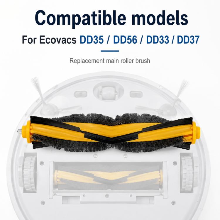 Ricambi per Ecovacs DEEBOT DD35 / DD56 / DD33 / DD37, Main Brush, Dual Side Brush, Filter+Sponge, Mop Pad, 13pcs Combo, 15pcs Combo, Main Brush Cover