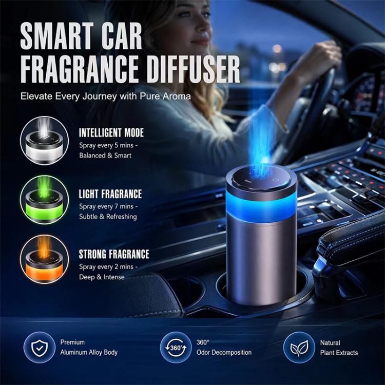 Deodorante per auto Aurora Blue Flame con luce a fiamma blu