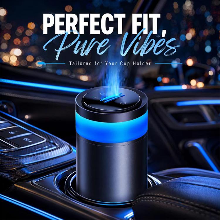 Deodorante per auto Aurora Blue Flame con luce a fiamma blu