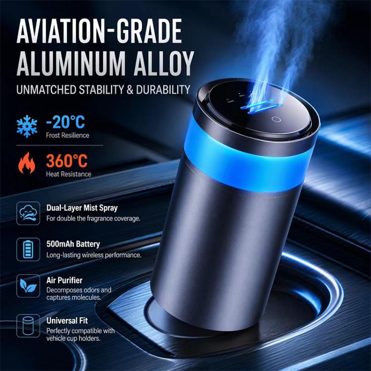 Deodorante per auto Aurora Blue Flame con luce a fiamma blu