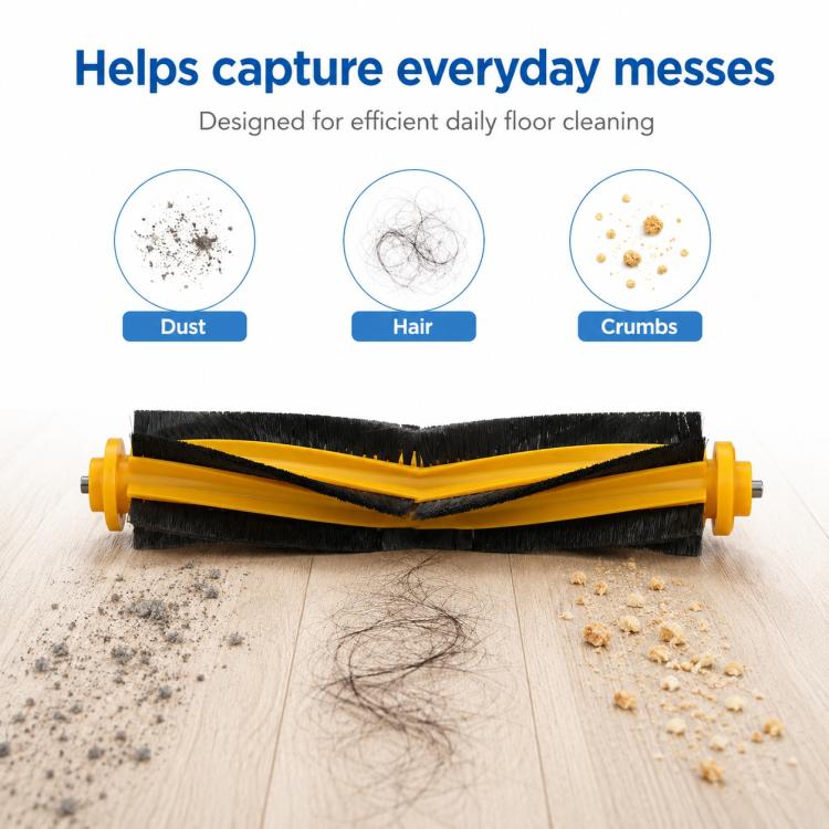 Ricambi per Ecovacs DEEBOT DN520 / DN55 / DN33 / DN35 / DN36 / DN56, Main Brush, Dual Side Brush, Mop Pad, Disposable Mop Pad, Dust Box Flap, Filter, Water Tank, Mop Pad Holder
