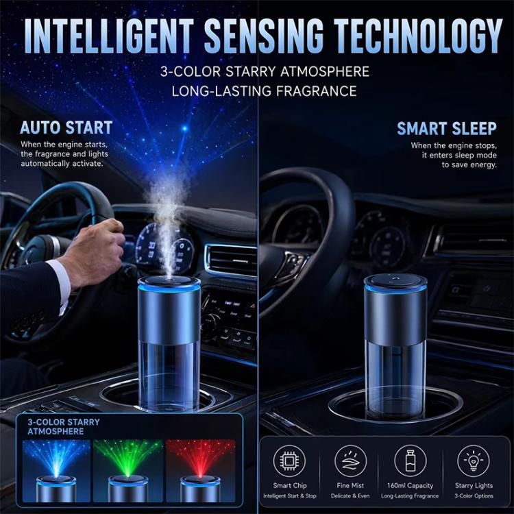 Diffusore di aromi per auto intelligente JK-587 con luce stellata