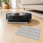 Per ricambi per Ecovacs DEEBOT DJ35 / DJ36, Main Brush, Dual Side Brush, Filter, Mop Pad, Disposable Mop Pad, 10pcs Hook and Loop Fastener, Dust Box Flap, Mop Pad Holder