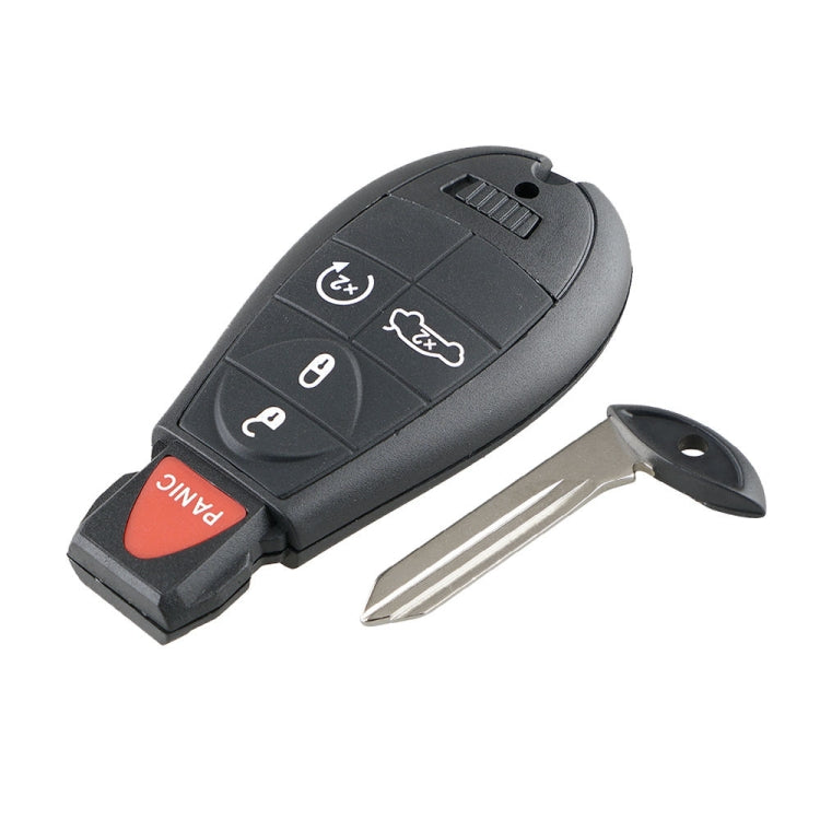 Custodia per telecomando con guscio per chiave auto per Dodge / Chrysler / Jeep a 5 pulsanti, For Dodge / Chrysler / Jeep
