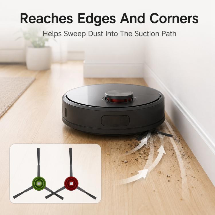 Ricambi per Ecovacs DEEBOT T5 / T5 Max / N5 / N8 / DV35 / DJ65 / DX55, Dual Side Brush, Filter, Mop Pad, Disposable Mop Pad, 10pcs/Pack Wet Mop Pad, Mop Pad Holder, Dust Box, Dust Box Flap, 10pcs Hook and Loop Fastener, 9pcs Combo, 10pcs Combo