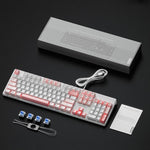 Tastiera meccanica cablata Lenovo GK10 RGB a 104 tasti, Tea Axis, Red Axis, Blue Axis