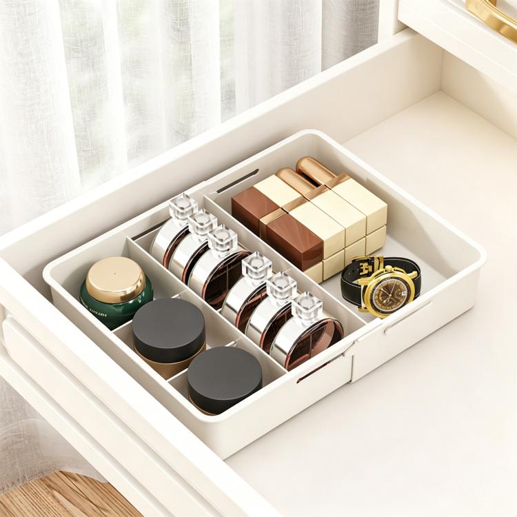Scatola portaoggetti con cassetto estraibile, 3 in 1 24-29x22x5.5cm, 3 in 1 30-37x22x5.5cm