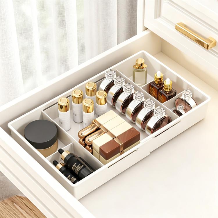 Scatola portaoggetti con cassetto estraibile, 3 in 1 24-29x22x5.5cm, 3 in 1 30-37x22x5.5cm