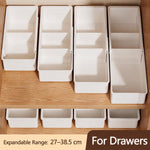 Scatola portaoggetti con cassetto estraibile, 3 in 1 24-29x22x5.5cm, 3 in 1 30-37x22x5.5cm