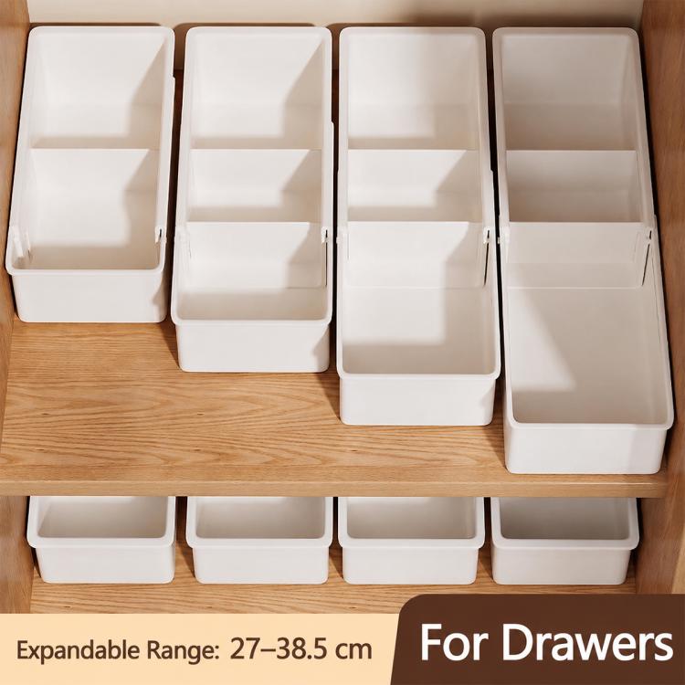 Scatola portaoggetti con cassetto estraibile, 3 in 1 24-29x22x5.5cm, 3 in 1 30-37x22x5.5cm