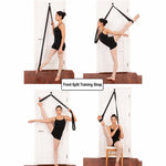 Corda da yoga regolabile per stretching, cintura per stretching da porta