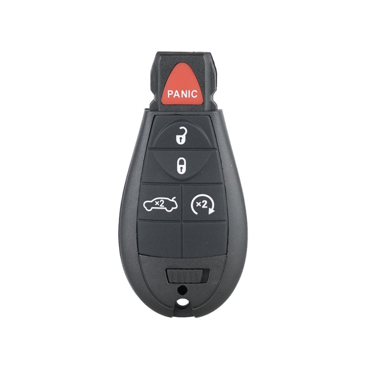 Custodia per telecomando con guscio per chiave auto per Dodge / Chrysler / Jeep a 5 pulsanti, For Dodge / Chrysler / Jeep