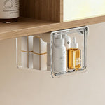 Scatola portaoggetti autoadesiva trasparente con cassetto estraibile, 10x10x8.5cm, 15x10x8.5cm, 21.5x10x8.5cm