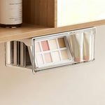 Scatola portaoggetti autoadesiva trasparente con cassetto estraibile, 10x10x8.5cm, 15x10x8.5cm, 21.5x10x8.5cm
