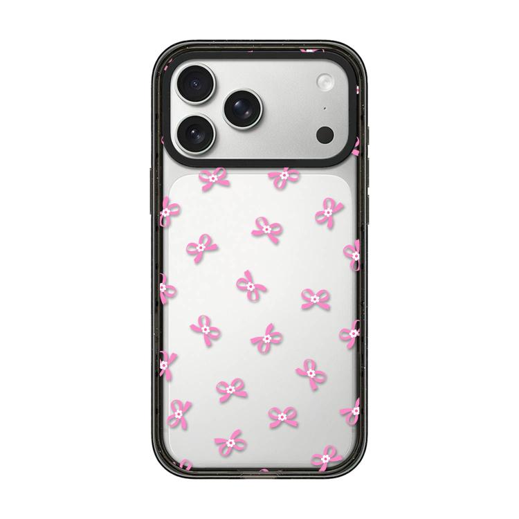 Custodia per telefono in acrilico TPU trasparente con fiocco a stella in stile francese, For iPhone 17 Pro Max, For iPhone 17 Pro, For iPhone 17, For iPhone Air, For iPhone 16 Pro Max, For iPhone 16 Pro