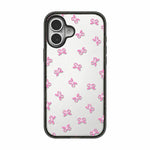 Custodia per telefono in acrilico TPU trasparente con fiocco a stella in stile francese, For iPhone 17 Pro Max, For iPhone 17 Pro, For iPhone 17, For iPhone Air, For iPhone 16 Pro Max, For iPhone 16 Pro