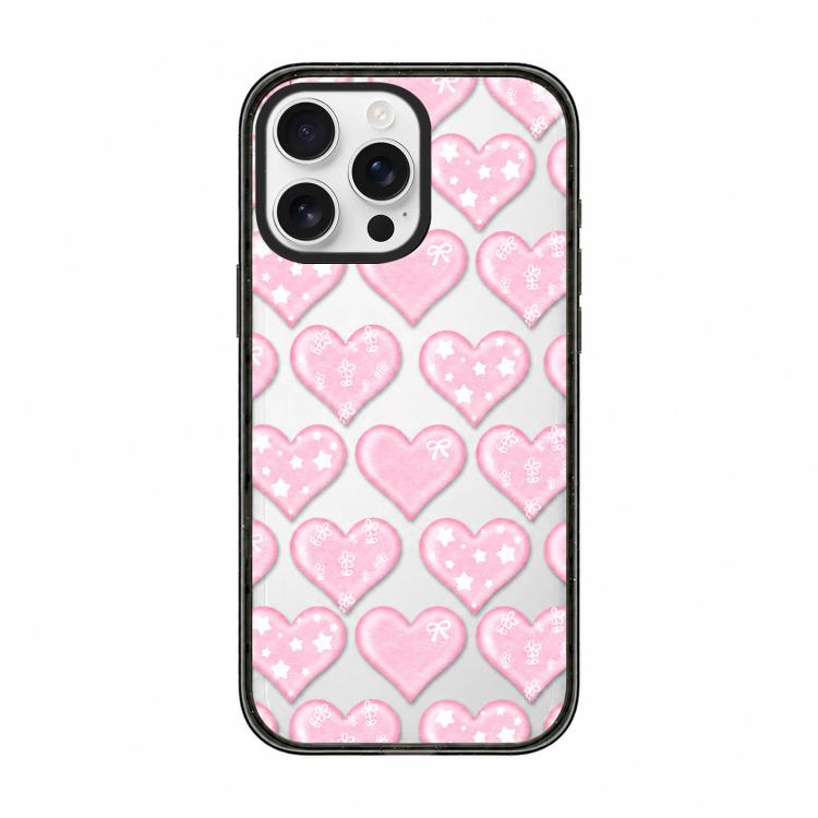 Custodia per telefono in acrilico TPU trasparente con fiocco a stella in stile francese, For iPhone 17 Pro Max, For iPhone 17 Pro, For iPhone 17, For iPhone Air, For iPhone 16 Pro Max, For iPhone 16 Pro