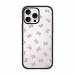 Custodia per telefono in acrilico TPU trasparente con fiocco a stella in stile francese, For iPhone 16 Plus, For iPhone 16, For iPhone 15 Pro Max, For iPhone 15 Pro, For iPhone 15 Plus, For iPhone 15