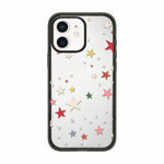 Custodia per telefono in acrilico TPU trasparente con fiocco a stella in stile francese, For iPhone 13, For iPhone 12, For iPhone 12 Pro Max, For iPhone 12 Pro, For iPhone 11