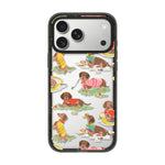 Custodia per telefono in TPU acrilico trasparente con motivo gatti e cani di campagna, For iPhone 17 Pro Max, For iPhone 17 Pro, For iPhone 17, For iPhone Air, For iPhone 16 Pro Max, For iPhone 16 Pro