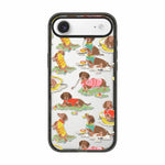 Custodia per telefono in TPU acrilico trasparente con motivo gatti e cani di campagna, For iPhone 17 Pro Max, For iPhone 17 Pro, For iPhone 17, For iPhone Air, For iPhone 16 Pro Max, For iPhone 16 Pro
