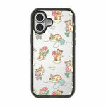 Custodia per telefono in TPU acrilico trasparente con motivo gatti e cani di campagna, For iPhone 16 Plus, For iPhone 16, For iPhone 15 Pro Max, For iPhone 15 Pro, For iPhone 15 Plus, For iPhone 15