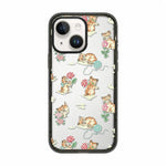 Custodia per telefono in TPU acrilico trasparente con motivo gatti e cani di campagna, For iPhone 16 Plus, For iPhone 16, For iPhone 15 Pro Max, For iPhone 15 Pro, For iPhone 15 Plus, For iPhone 15