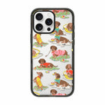 Custodia per telefono in TPU acrilico trasparente con motivo gatti e cani di campagna, For iPhone 14 Plus, For iPhone 14, For iPhone 14 Pro, For iPhone 14 Pro Max, For iPhone 13 Pro Max, For iPhone 13 Pro