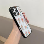 Custodia per telefono in TPU acrilico trasparente con motivo gatti e cani di campagna, For iPhone 17 Pro Max, For iPhone 17 Pro, For iPhone 17, For iPhone Air, For iPhone 16 Pro Max, For iPhone 16 Pro