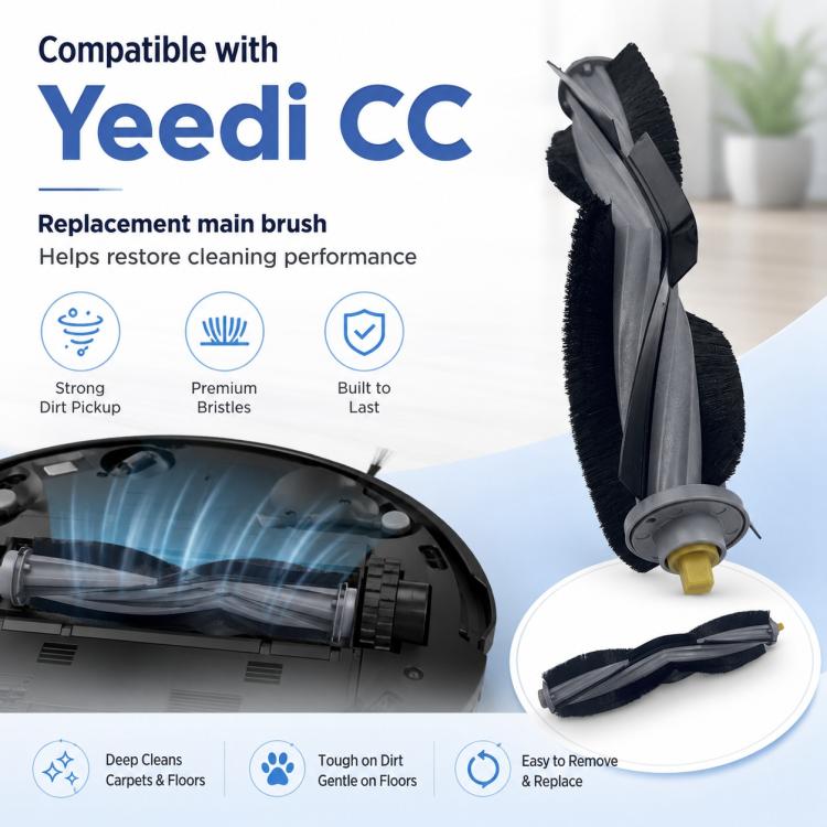 Per i ricambi del robot aspirapolvere Ecovacs Yeedi CC, Main Brush, Mop Pad, Dual Side Brush, Dust Bag, Filter