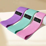 Fascia elastica da yoga lavorata a maglia per allenamento dei glutei e stretching., White Low Elasticity, Mint Low Elasticity, Pink High Elasticity, Pink Medium Elasticity, Black High Elasticity, Dark Green High Elasticity, Sky Blue High Elasticity    ...