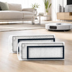 Ricambi per robot aspirapolvere Narwal J1 / J2, Dual Magnetic Filters, White Full-Fiber Mop Pad, Grey Full-Fiber Mop Pad, Blue Striped Mop Pad, White Striped Mop Pad, 6pcs Combo