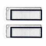 Ricambi per robot aspirapolvere Narwal J1 / J2, Dual Magnetic Filters, White Full-Fiber Mop Pad, Grey Full-Fiber Mop Pad, Blue Striped Mop Pad, White Striped Mop Pad, 6pcs Combo