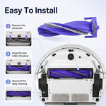 Ricambi per l'aspirapolvere robot Narwal J4 / J4 Lite, Main Brush, Side Brush, Dual Side Brush, Dual Activated Carbon Filter, Dual Filter, Dust Bag+Filter Integrated, Main Brush Cover