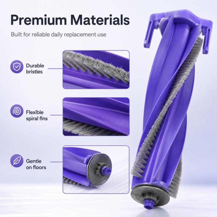 Ricambi per l'aspirapolvere robot Narwal J4 / J4 Lite, Main Brush, Side Brush, Dual Side Brush, Dual Activated Carbon Filter, Dual Filter, Dust Bag+Filter Integrated, Main Brush Cover
