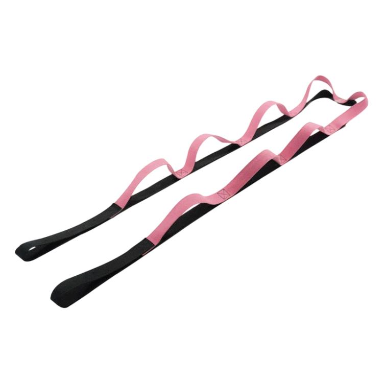 Fascia elastica multifunzionale per stretching yoga, non elastica, da 2,1 m, in tessuto a maglia.