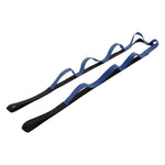 Fascia elastica multifunzionale per stretching yoga, non elastica, da 2,1 m, in tessuto a maglia.