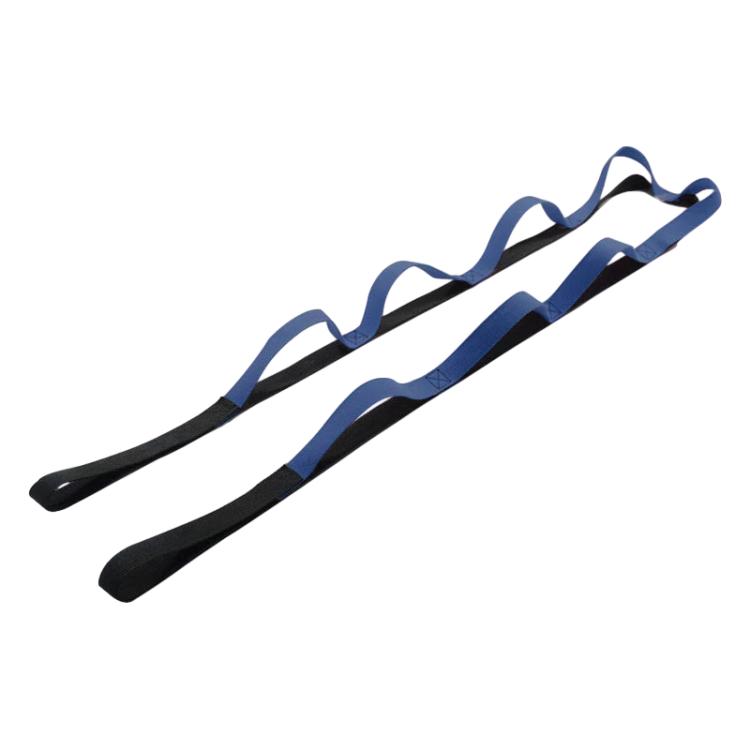 Fascia elastica multifunzionale per stretching yoga, non elastica, da 2,1 m, in tessuto a maglia.